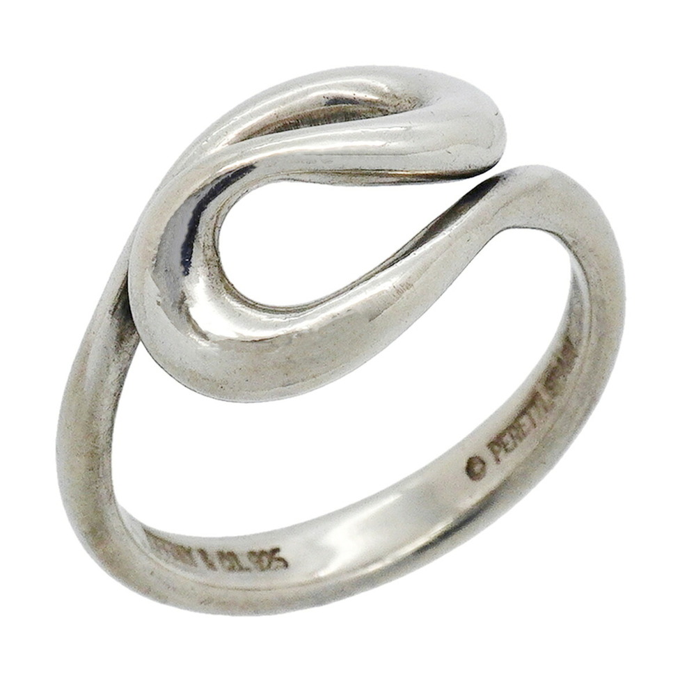 Tiffany & Co. Wave Ring, Sterling Silver 925, Size 7.5, Women's